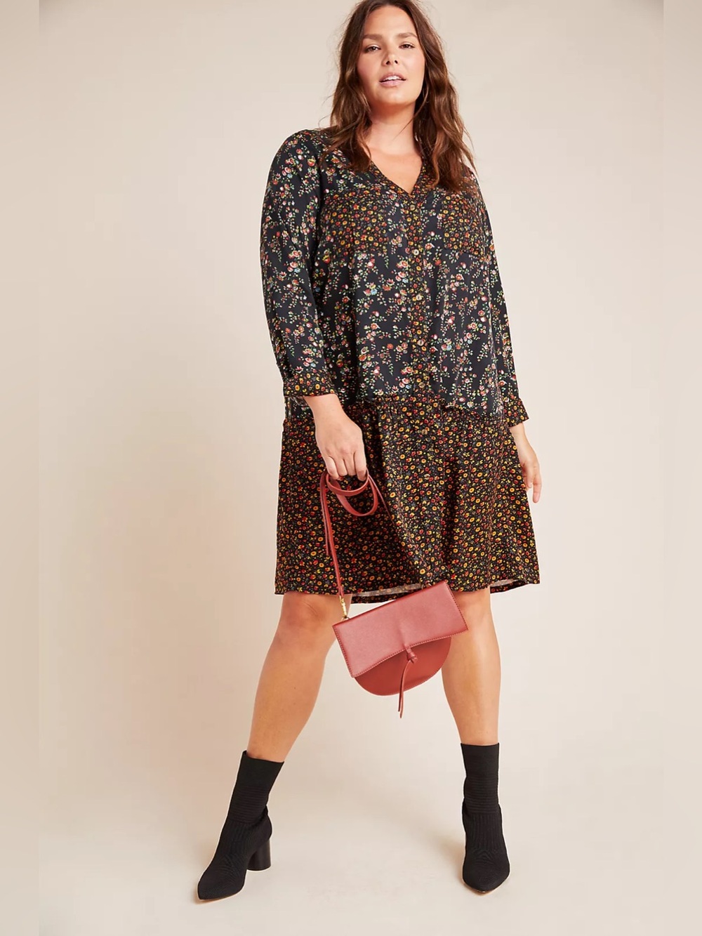 Anthropologie Maeve Marlie Button-Front Tunic size 12